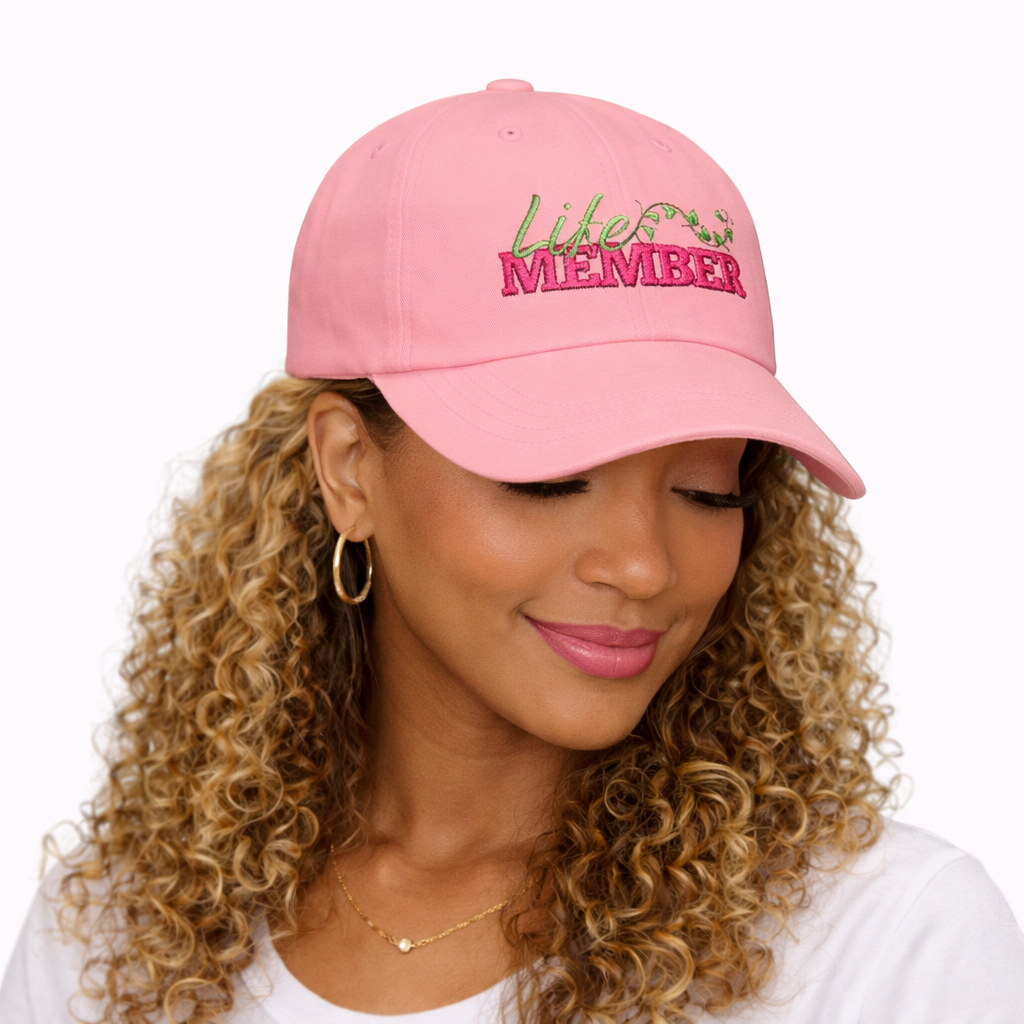 Divine Ladies Embroidered Cap – Life Member Baseball Hat | FirstGen Designs
