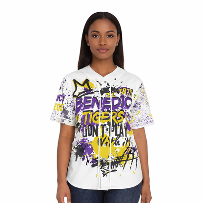 Rep Your HBCU Women’s Baseball Jersey – BC Graffiti Street Art | FirstGen Designs