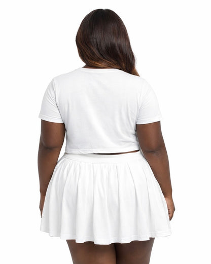Divine Ladies Crop Tee — Cute Graphic Top | FirstGen Designs