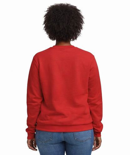 2 Love in Black Sweatshirt — Black Couple Graphic Red | FirstGen Designs