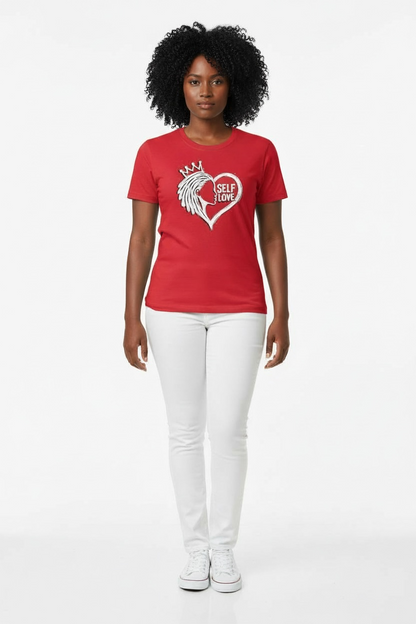 2 Love In Black T-Shirt - Self Love Heart Graphic | FirstGen Designs