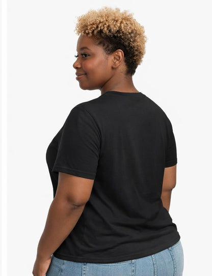 2 Love In Black Tee — Couple Heart Illustration ‘Forever, Always’ T-Shirt | FirstGen Designs