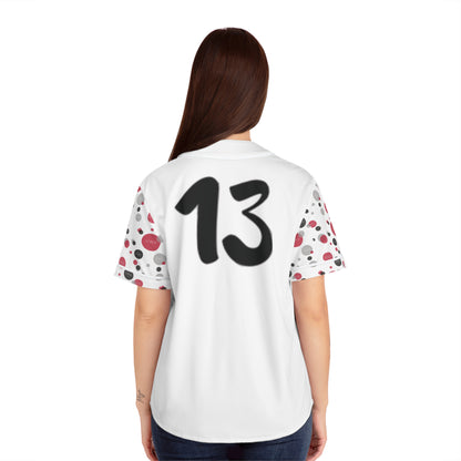 Soror Sporty Diva Baseball Jersey White - Pretty & Fun, Perfect for Team Events, Gift for Sports Lovers, Summer Outings, Casual Wear