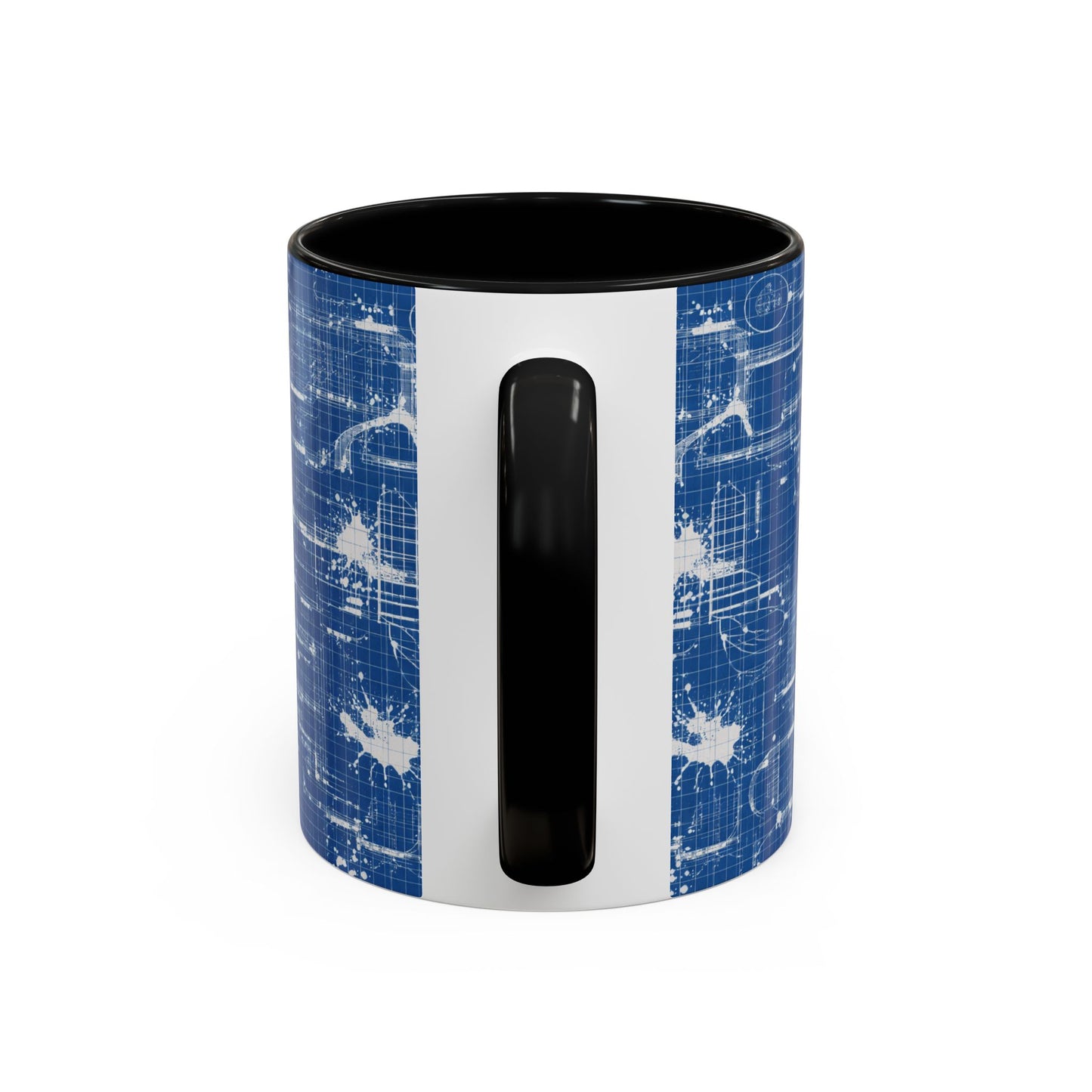 4 The Culture Coffee Mug – No Blueprint Blue Graffiti Accent (11/15 oz) | FirstGen Designs