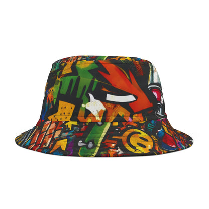 4 The Culture Bucket Hat – Colorful Graffiti Street Art Print | FirstGen Designs