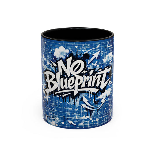 4 The Culture Coffee Mug – No Blueprint Blue Graffiti Accent (11/15 oz) | FirstGen Designs