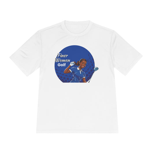 Finer Women Golf Unisex Moisture Wicking Tee, Activewear, Golf Apparel, Sportswear, Gift for Golfers, Summer Workout T-Shirt