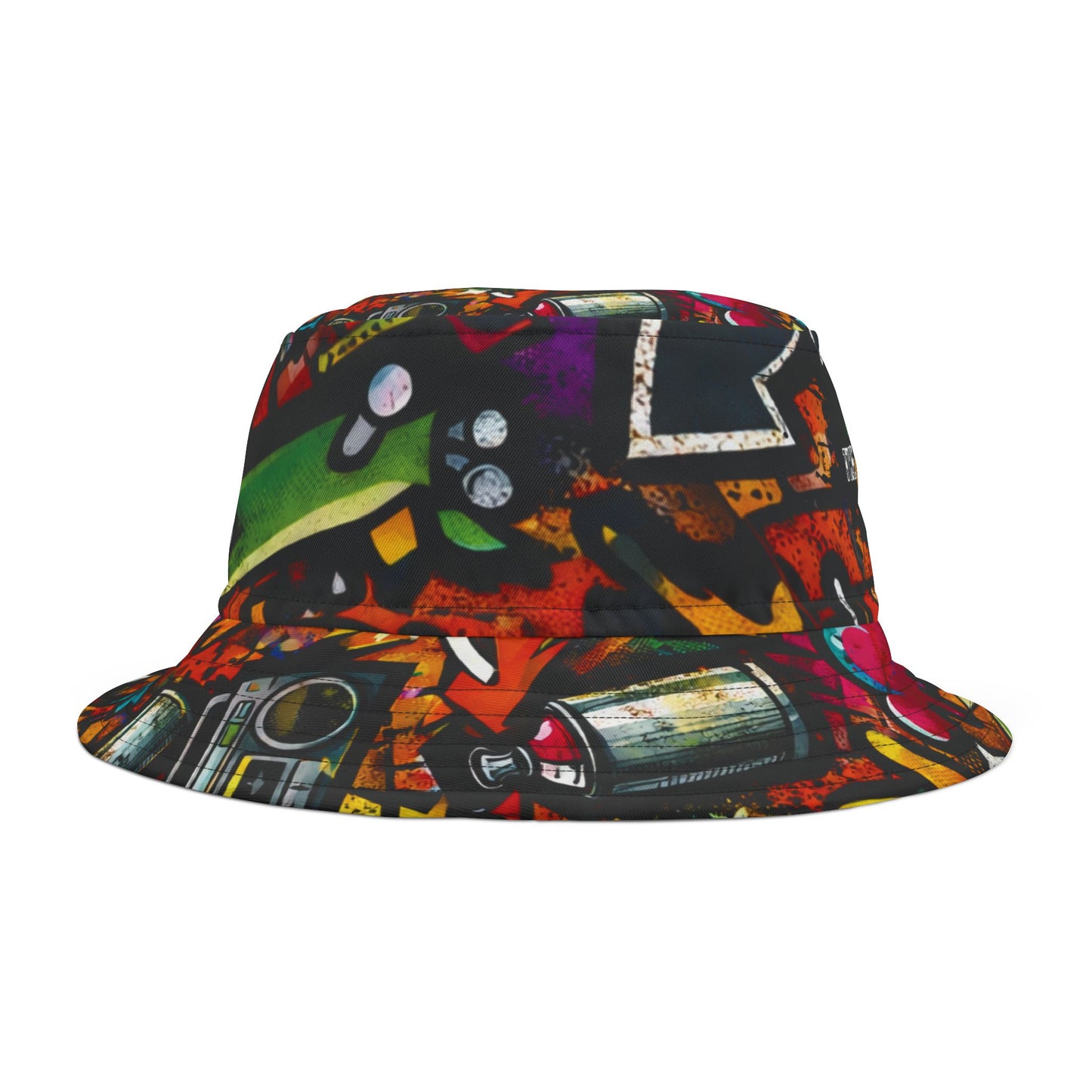 4 The Culture Bucket Hat – Colorful Graffiti Street Art Print | FirstGen Designs
