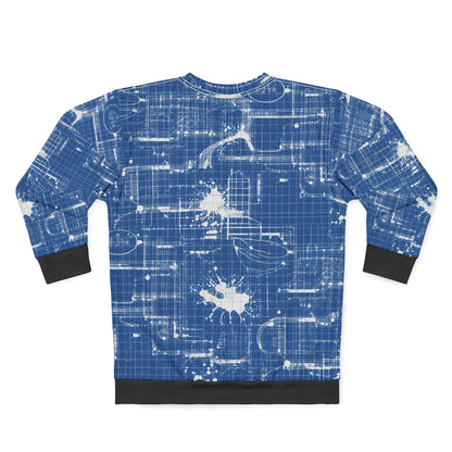 4 The Culture Sweatshirt – No Blueprint Graffiti All-Over Print | FirstGen Designs
