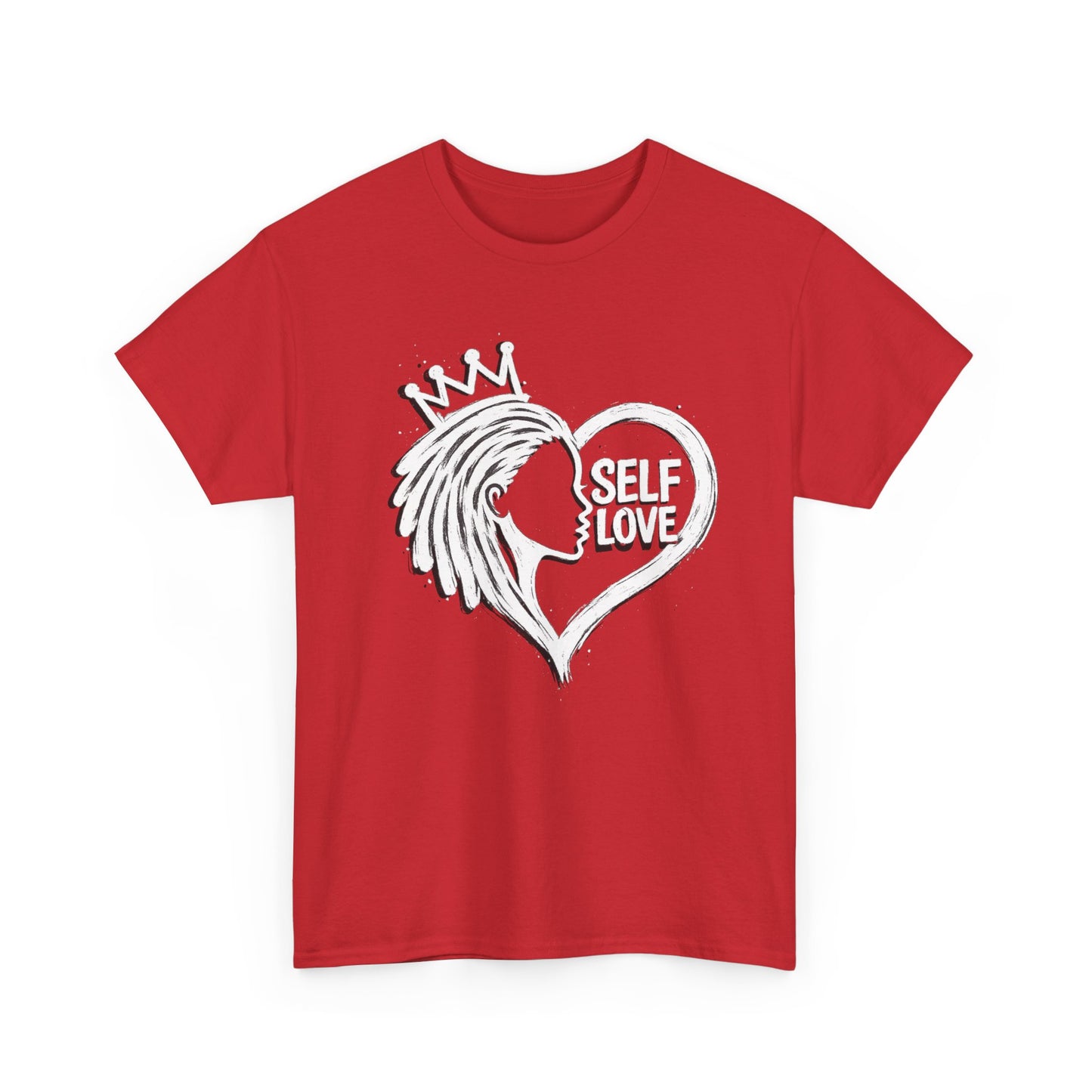 2 Love In Black T-Shirt - Self Love Heart Graphic | FirstGen Designs