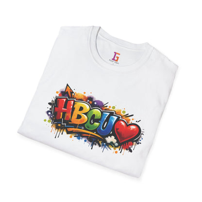 HBCU Love Tee Shirt, Historically Black Colleges Universities Unisex Softstyle T-Shirt, Proud Alumni Top, College Student Gift, Black