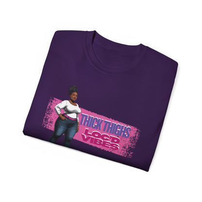 Bold Statement Loc Unisex Tee: Pretty, Retro Vibes, Perfect for Parties, Gift for Friends, Casual Wear, Everyday Style