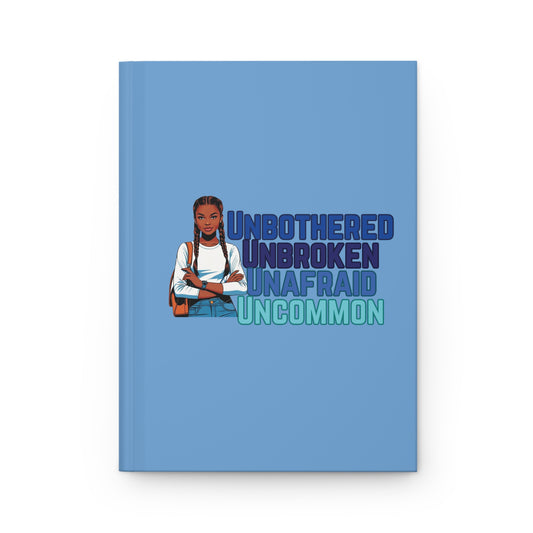Empowering Hardcover Journal | Unbothered, Unbroken, Unafraid | Inspirational Journal for Daily Reflections, Motivational Gift, [...]
