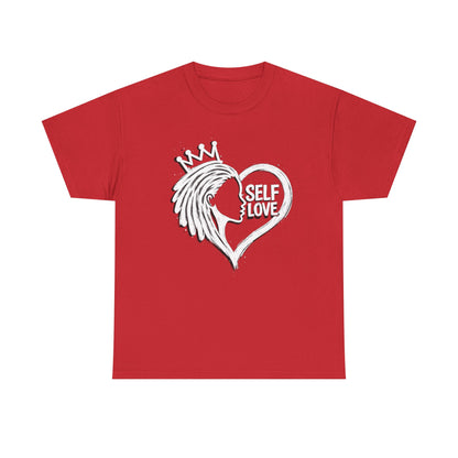 2 Love In Black T-Shirt - Self Love Heart Graphic | FirstGen Designs