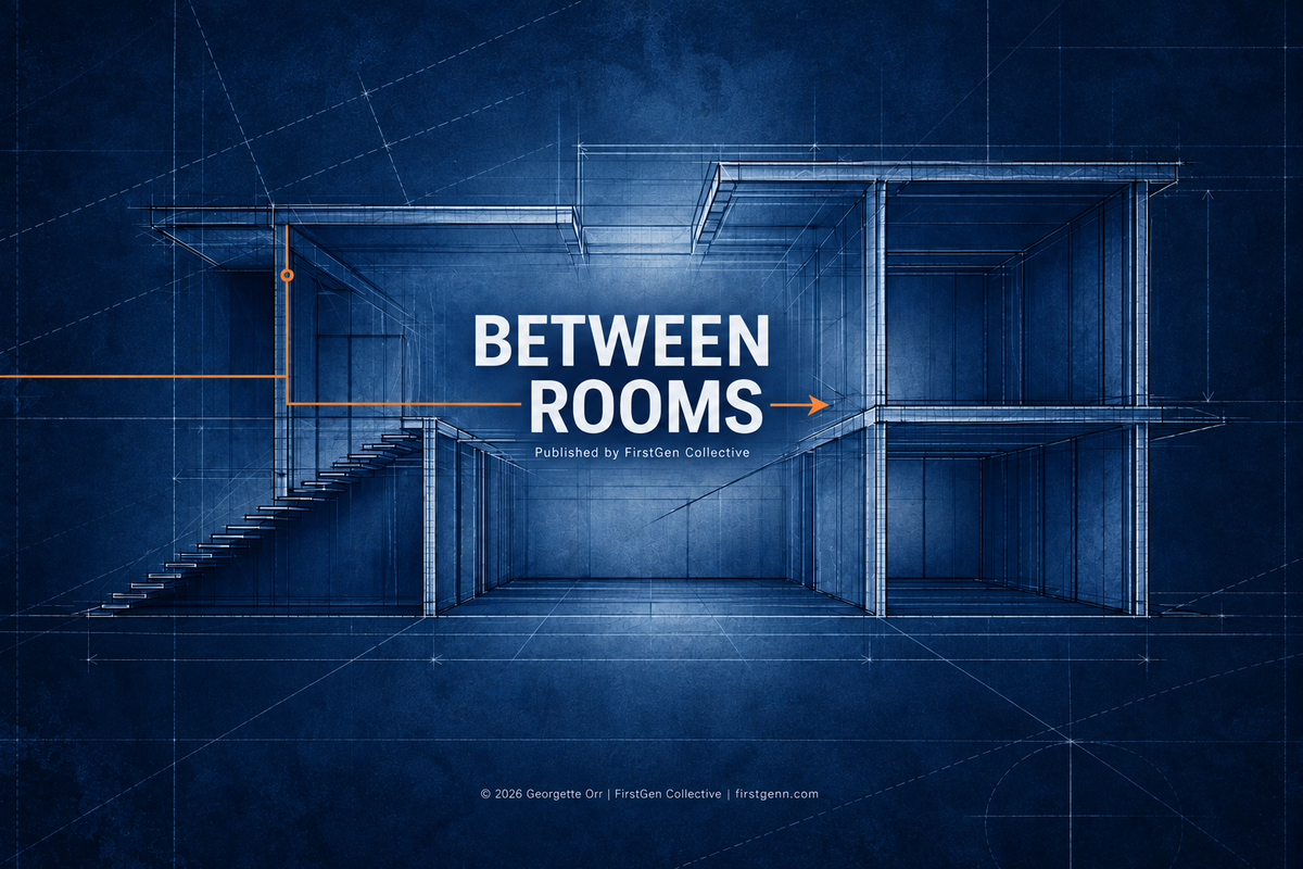 Between Rooms newsletter artwork