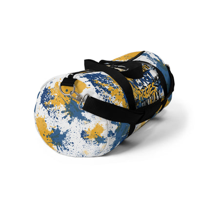 Rep Your HBCU Duffel Bag – NC AT Graffiti Art White Travel Bag | FirstGen Designs