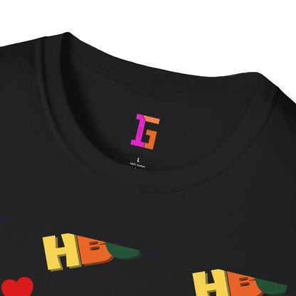 HBCU Love Tee Shirt, Historically Black Colleges Universities Unisex Softstyle T-Shirt, Proud Alumni Top, College Student Gift, Black