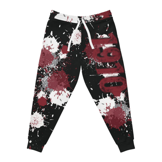 NCCU Joggers Blk w Artistic Splatter Design, Trendy Fitness Pants for Active Lifestyle, Unique Gift for Sports Enthusiasts, Casual [...]