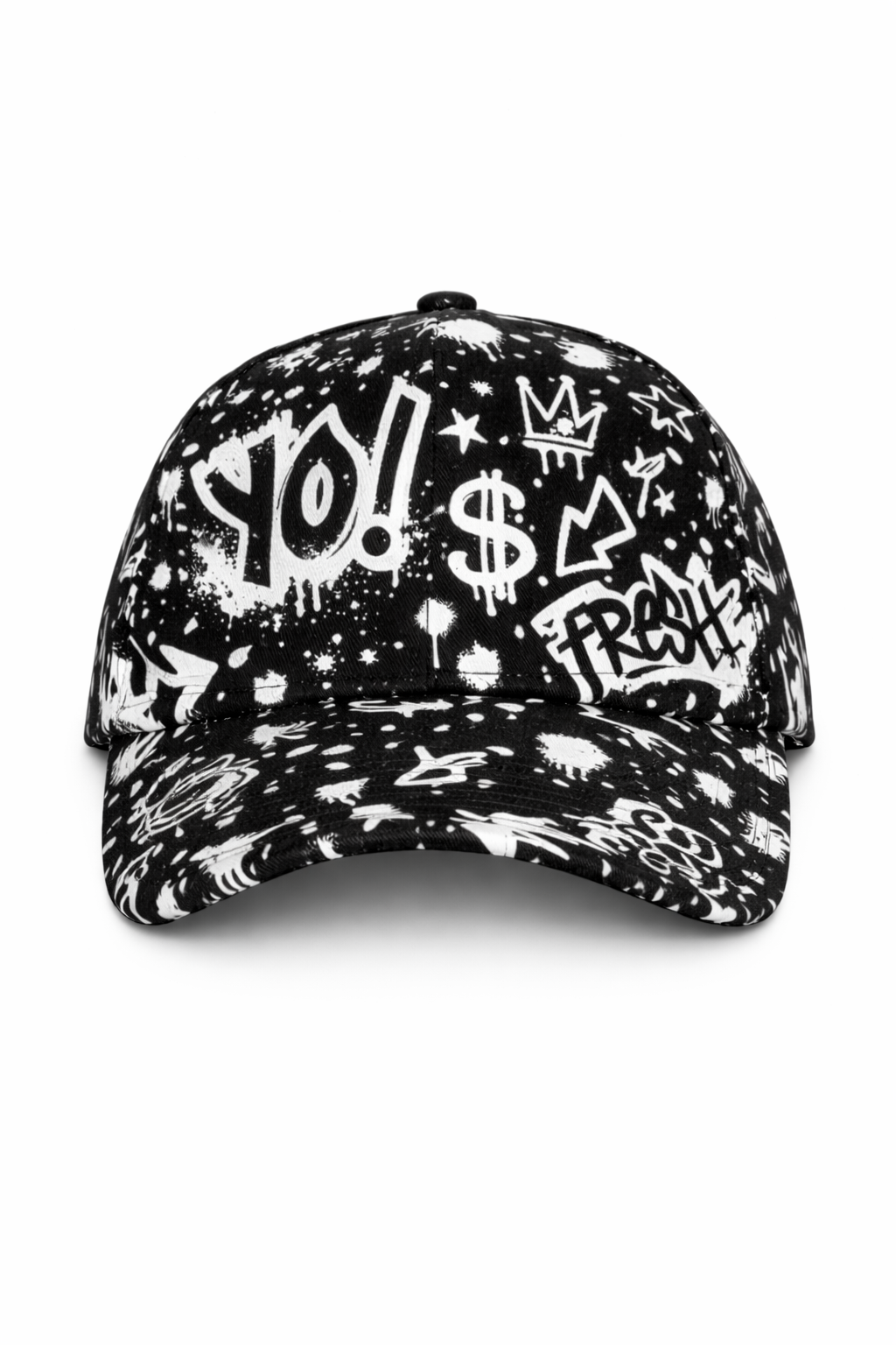 4 The Culture Baseball Cap – 90s Graffiti All-Over Print | FirstGen Designs