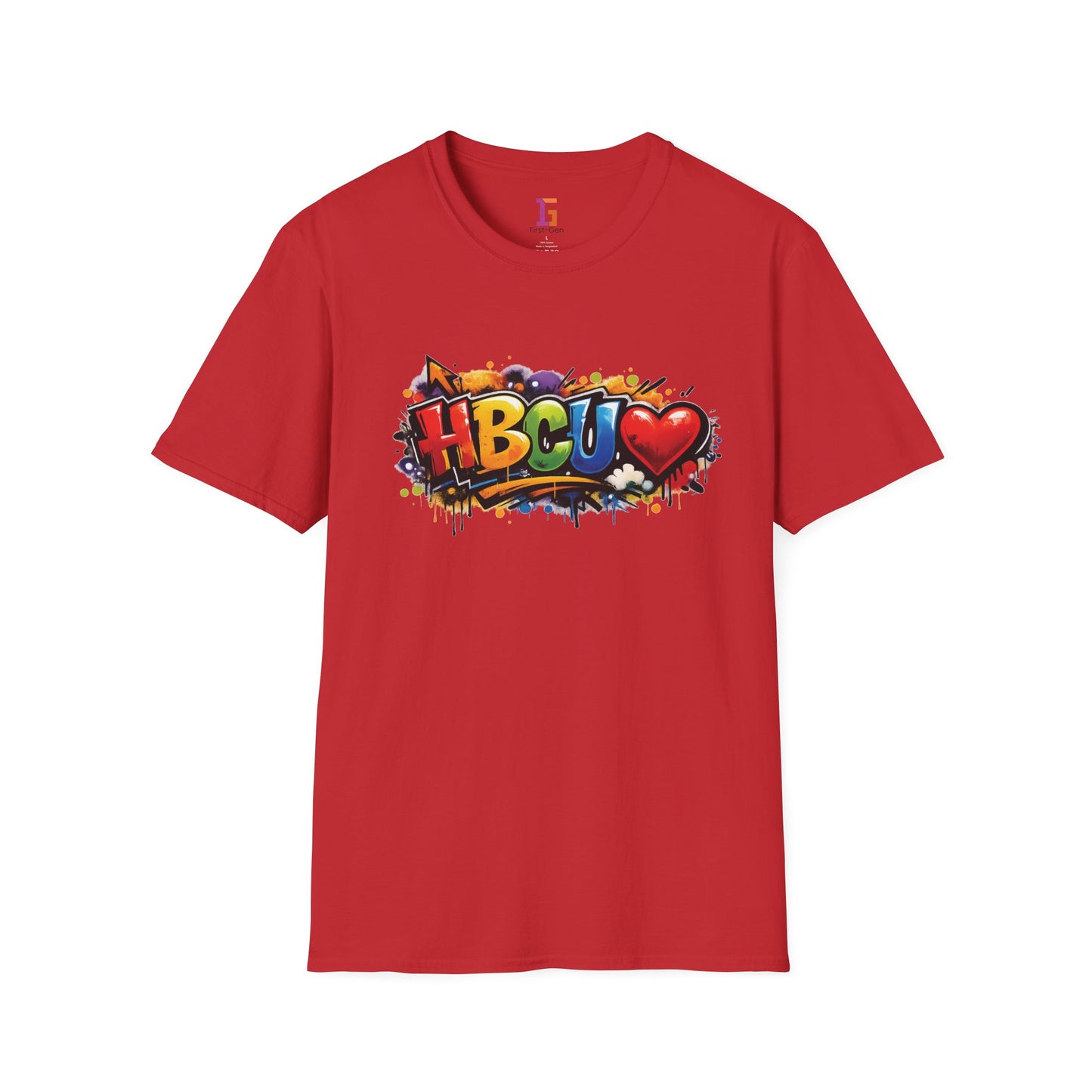 HBCU Love Tee Shirt, Historically Black Colleges Universities Unisex Softstyle T-Shirt, Proud Alumni Top, College Student Gift, Black