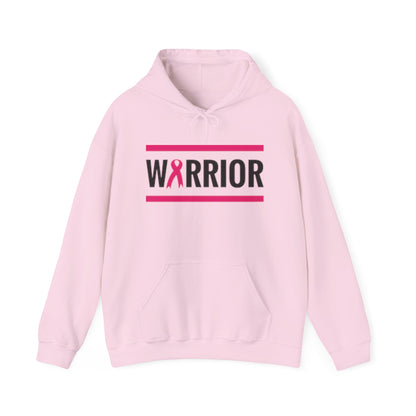 Warrior Breast Cancer Awareness Hoodie | Unisex Sweatshirt, Cancer Survivor Gift, Inspirational Apparel, Fight Like A Girl, Supportive Gear