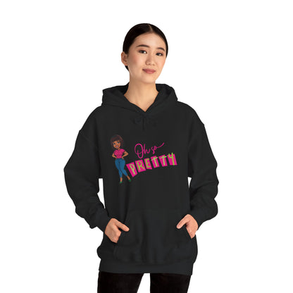 Cute Graphic Hoodie, Oh So Pretty Sweatshirt, Cosy Gift for Women, Trendy Streetwear, Birthday, Holiday, Everyday Comfort
