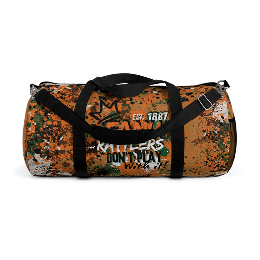 Graffiti Duffel Bag, FAMU Sprayed Art, Cool Urban Travel Gym Overnight Bag, Hipster Street Style Accessories, Unique Custom Hand Painted