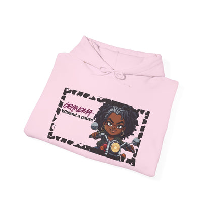 Grandma Unisex Hooded Sweatshirt with Empowering Design, Casual Pullover, Gift for Teens, Cosplay Apparel, Everyday Wear