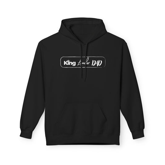 King Dad Fleece Hoodie | Unisex Dad Hoodie Gift | Cozy Father’s Day Apparel | King Dad Sweatshirt | Softstyle Hoodie for Fathers