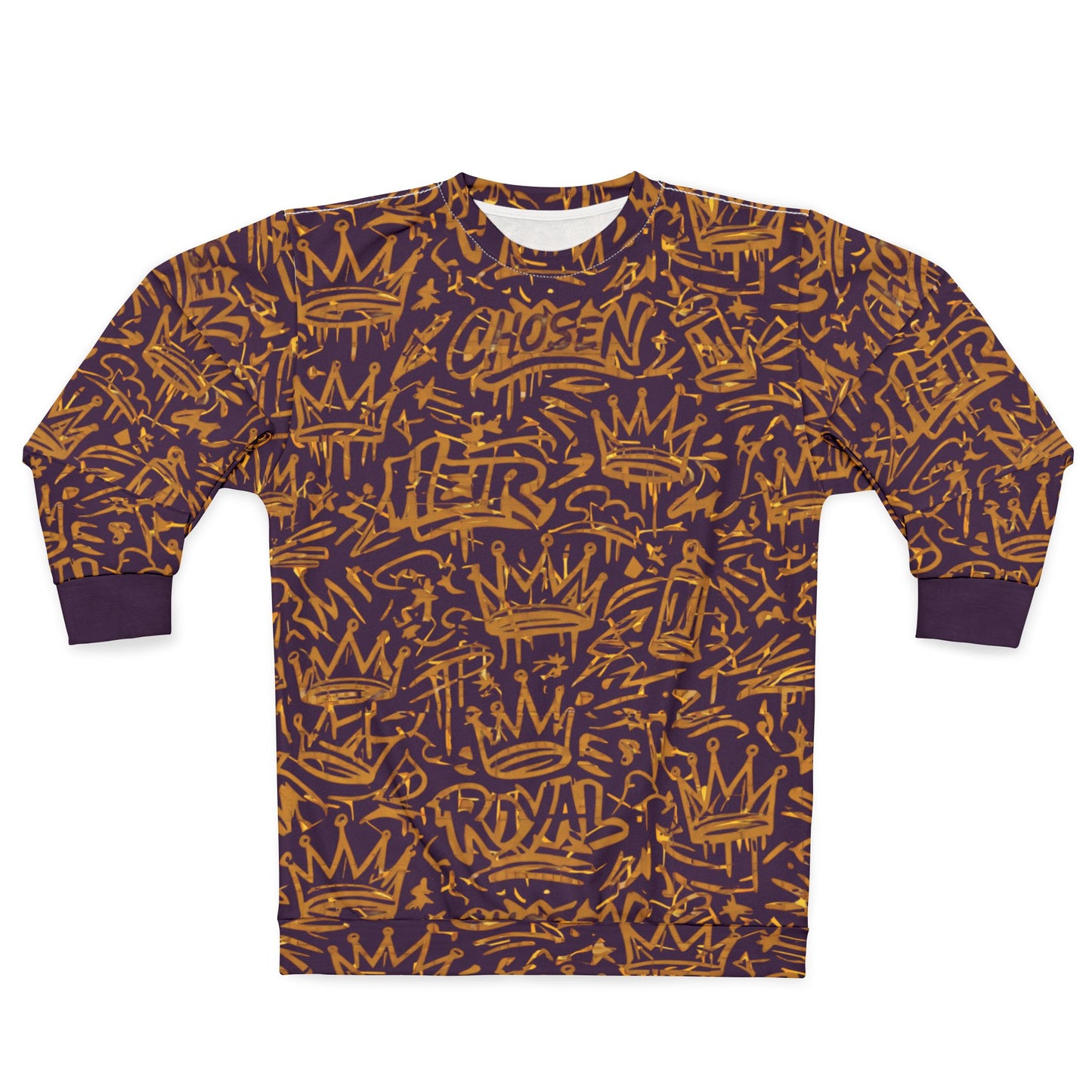 4 The Culture Sweatshirt – Royal Crown Graffiti | FirstGen Designs