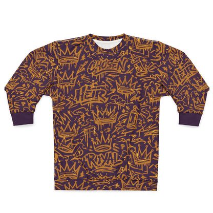 4 The Culture Sweatshirt – Royal Crown Graffiti | FirstGen Designs