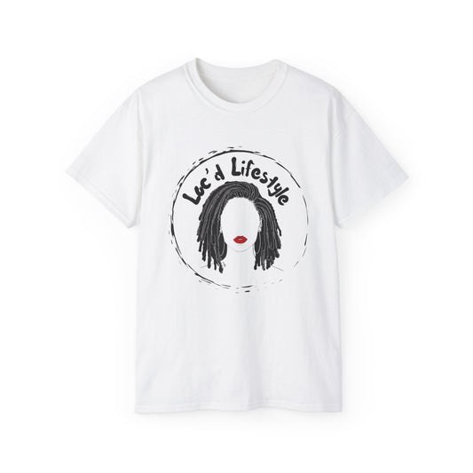 Loc'd Lifestyle T-Shirt: Woman with Dreadlocks Graphic Tee