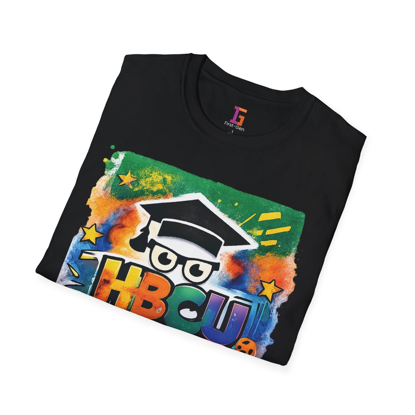 HBCU Graphic Tee Shirt, Historically Black Colleges Universities Unisex Softstyle T-Shirt, Proud Alumni Top, College Student Gift, Black