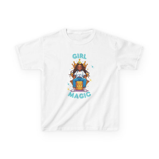 Girls Empowerment Graphic Tee: Girl Magic Shirt
