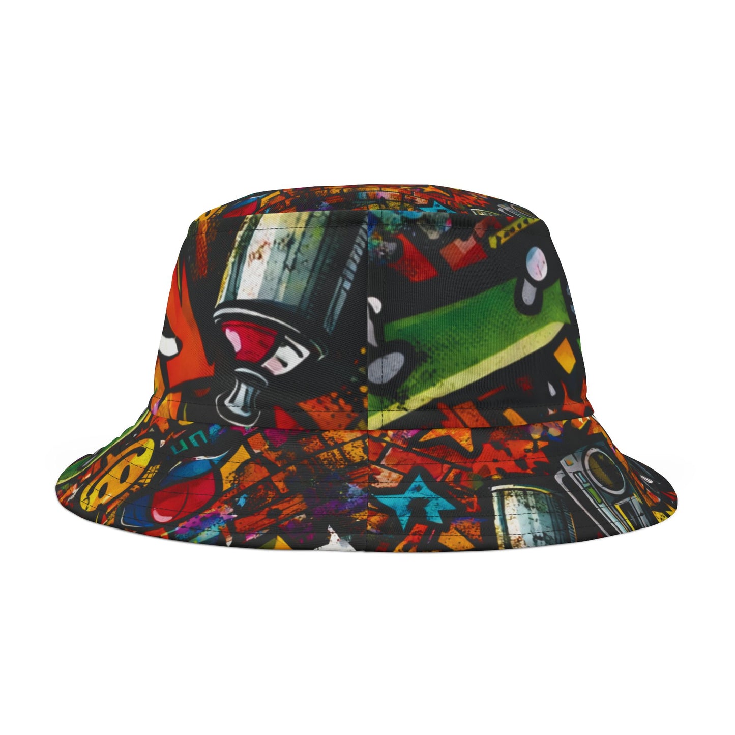 4 The Culture Bucket Hat – Colorful Graffiti Street Art Print | FirstGen Designs