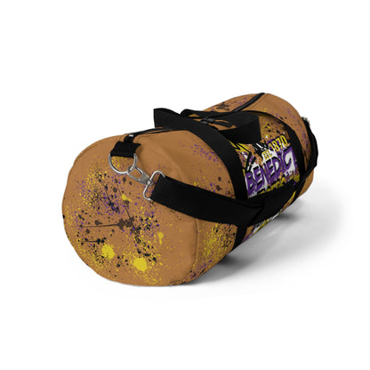 Rep Your HBCU Duffel Bag – Benedict Graffiti Art Travel Bag | FirstGen Designs