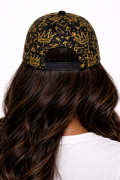 90s Graffiti All-Over Print Baseball Cap: Express Your Faith with Street Art Style