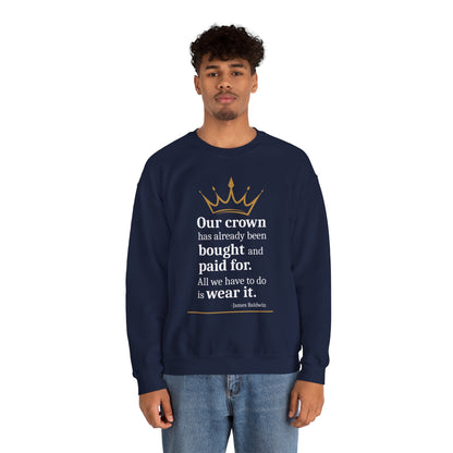 4 The Culture Crewneck Sweatshirt – Inspirational Crown Graphic | FirstGen Designs