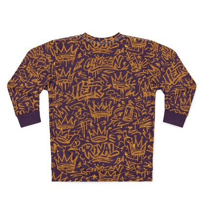 4 The Culture Sweatshirt – Royal Crown Graffiti | FirstGen Designs