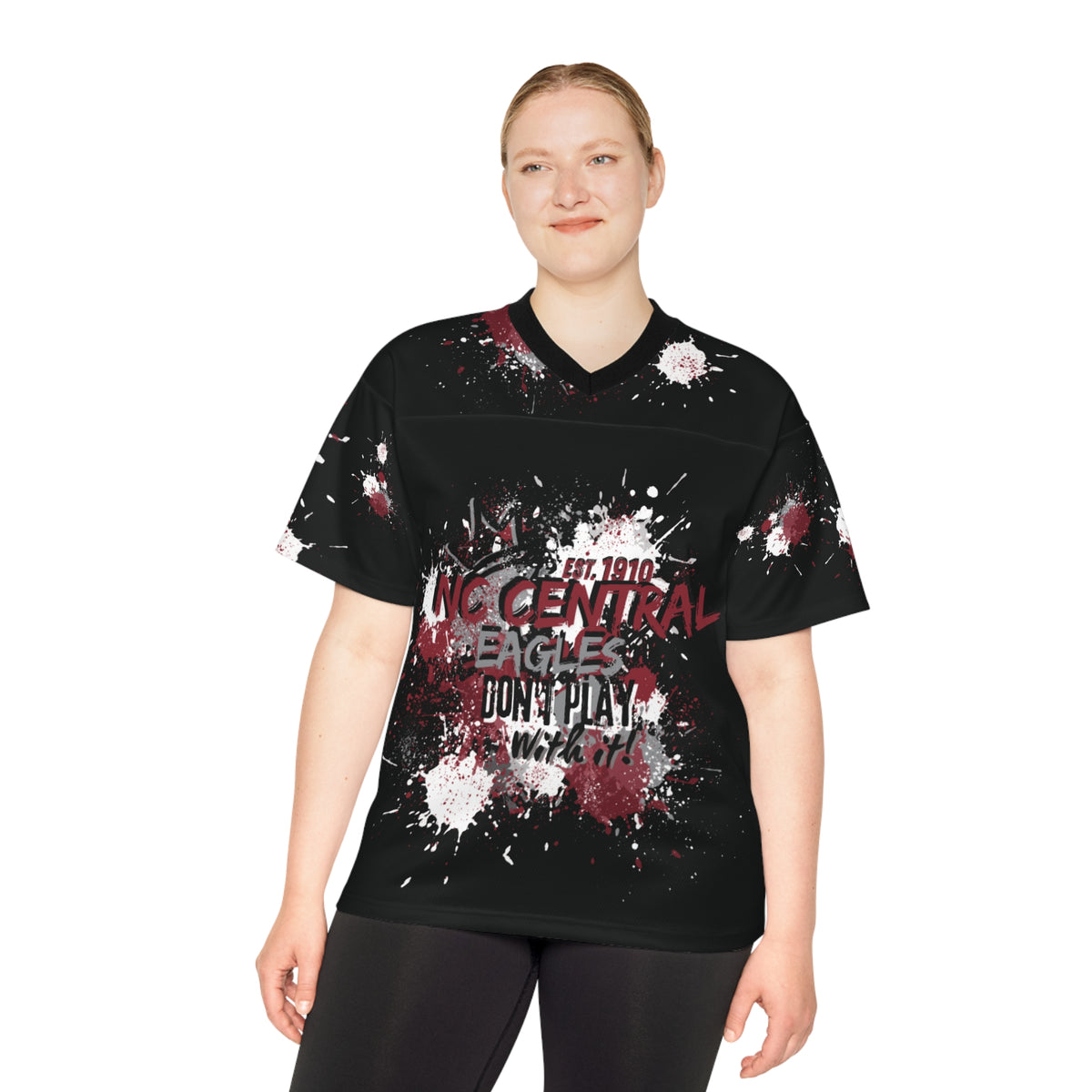 Rep Your HBCU NCCU Football Jersey – Unisex Game Day Top | FirstGen Designs