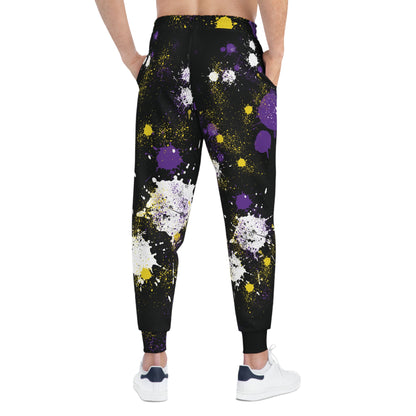 Tiger Joggers Blk w Artistic Splatter Design, Trendy Fitness Pants for Active Lifestyle, Unique Gift for Sports Enthusiasts, Casual [...]