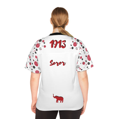 Soror Football Jersey, Game Day Shirt, Sports Fan Apparel, Unisex Athletic Top, Team Spirit Wear