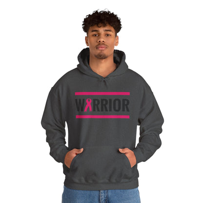Warrior Breast Cancer Awareness Hoodie | Unisex Sweatshirt, Cancer Survivor Gift, Inspirational Apparel, Fight Like A Girl, Supportive Gear