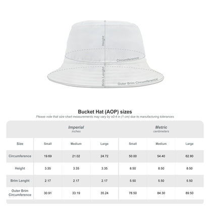 4 The Culture Bucket Hat – Colorful Graffiti Street Art Print | FirstGen Designs