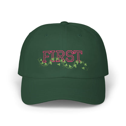 Divine Ladies Baseball Hat – Sorority FIRST Embroidered | FirstGen Designs