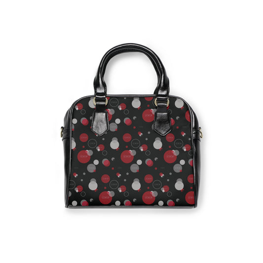 Soror Colorful Diva Dot Bull Shoulder Handbag, Trendy Tote Bag, Unique Handbag Gift, Summer Accessory, Fun Green Purse