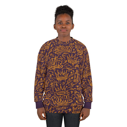 4 The Culture Sweatshirt – Royal Crown Graffiti | FirstGen Designs