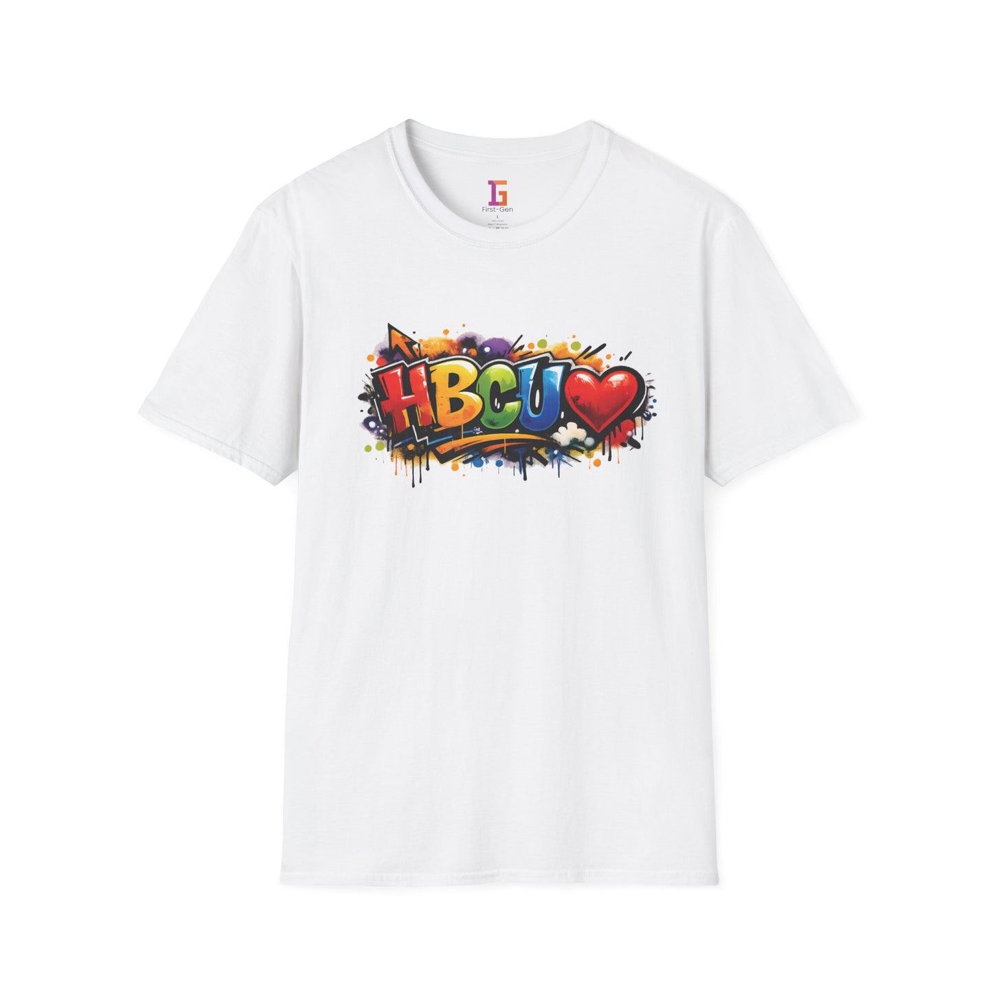 HBCU Love Tee Shirt, Historically Black Colleges Universities Unisex Softstyle T-Shirt, Proud Alumni Top, College Student Gift, Black