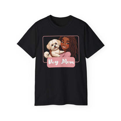 Dog Mom Tee - Cute Pet Lover Shirt, Gift for Dog Owners, Animal Lover Apparel, Pet Adoption Awareness, Mother's Day Gift