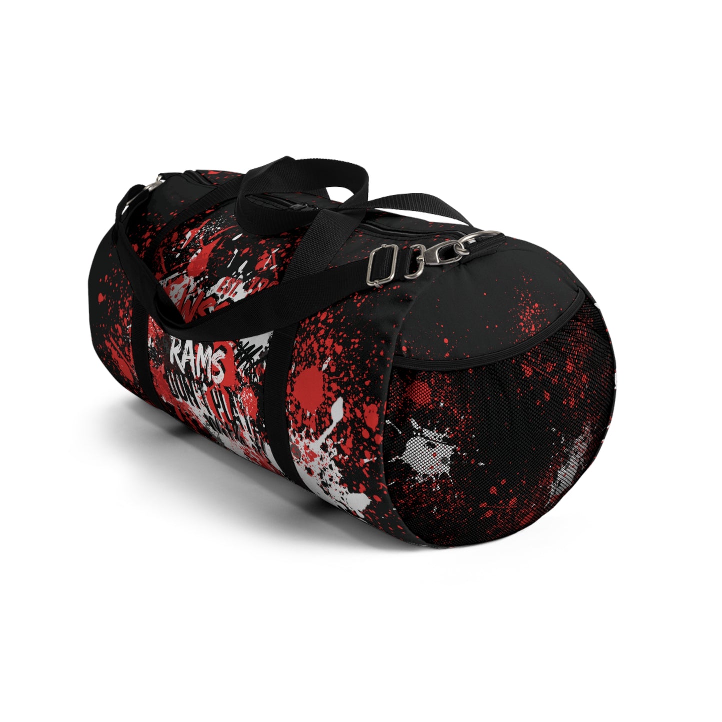 Rep Your HBCU Duffel Bag – WSSU Graffiti Art Black Travel Bag | FirstGen Designs
